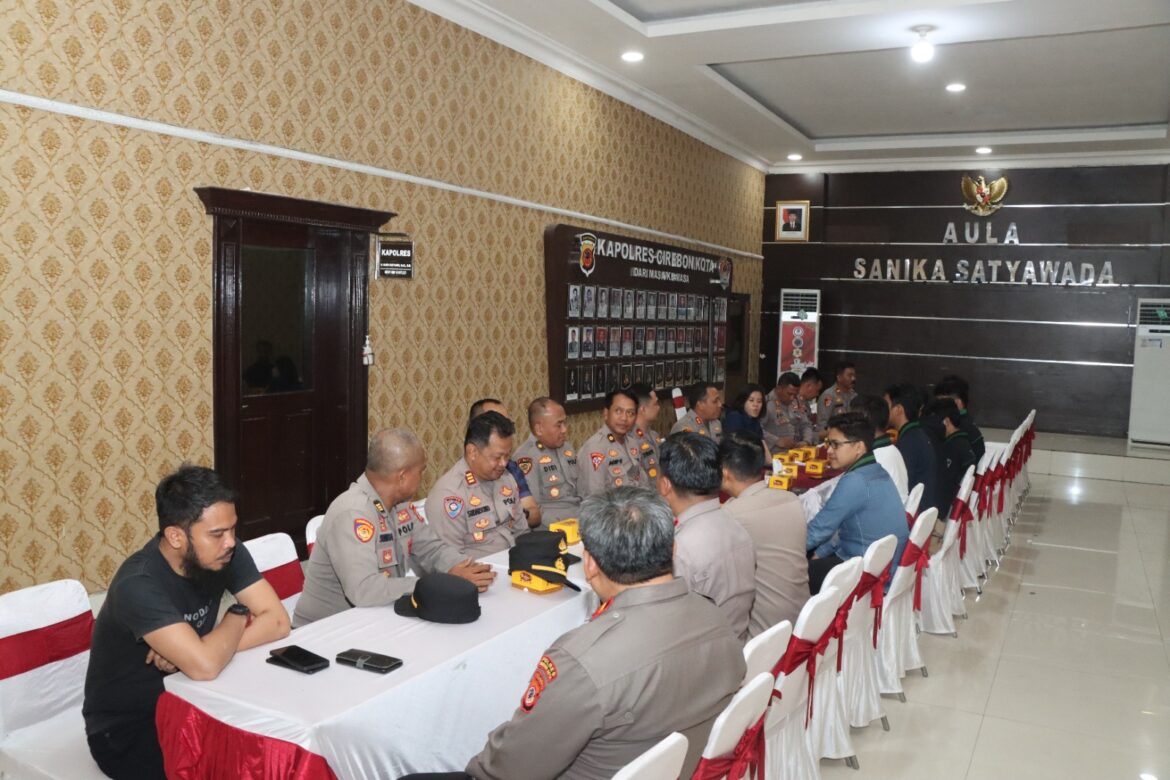 Kapolres Cirebon Kota Sambut Hangat Silaturahmi dan Audiensi Pengurus Cabang HMI Cirebon