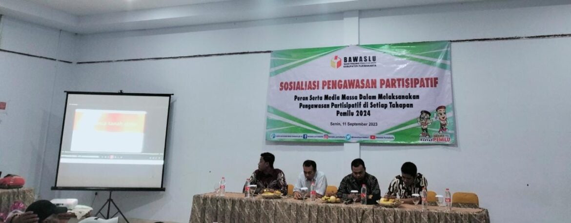 BAWASLU Purwakarta Gandeng Media Massa Guna Membantu Pengawasan PEMILU 2024 Mendatang