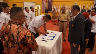 Bupati Sukabumi H.Marwan Hamami Lantik Pengurus KONI Kabupaten Sukabumi 2023-2027