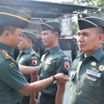 Acara Pelantikan Kenaikan Pangkat, Dandim 0815/Mojokerto : Teliti Dan Waspada