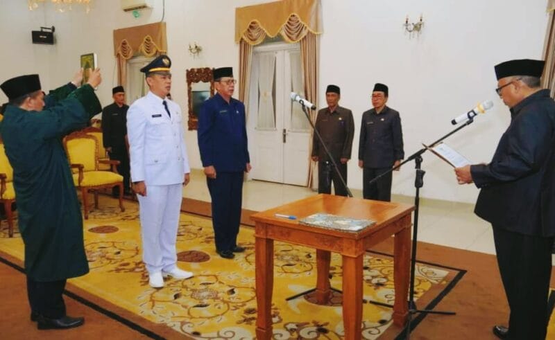 Belasan Pejabat Pemkab Sukabumi Dilantik, Bupati ” Optimalisasi Pembangunan dan Layanan Publik”