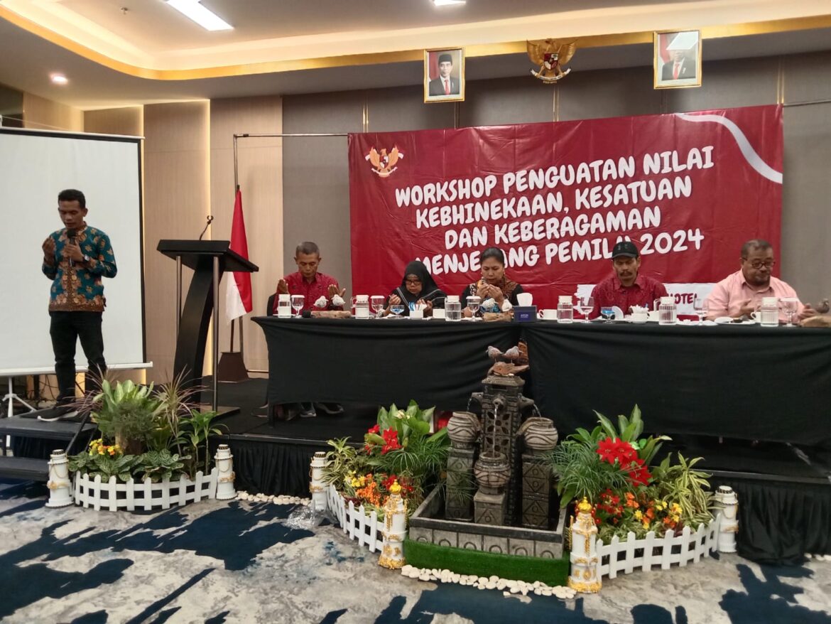 Workshop Penguatan Nilai Kebhinekaan, Kesatuan dan Keberagaman Menjelang Pemilu 2024