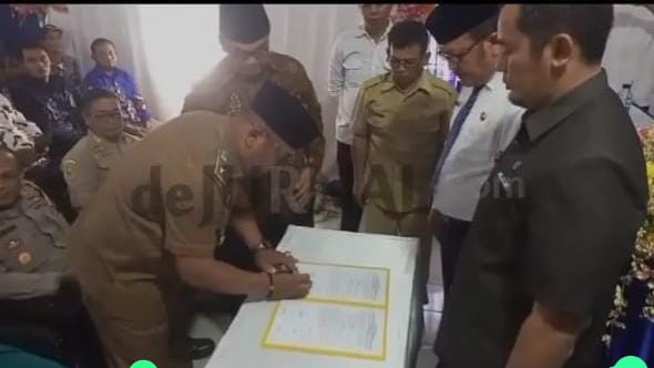 Sertijab Kepala Desa Tamansari, Tim 9 : Semoga Kades Sekarang lebih Teguh dan tangguh Berjuang Demi Masyarakat