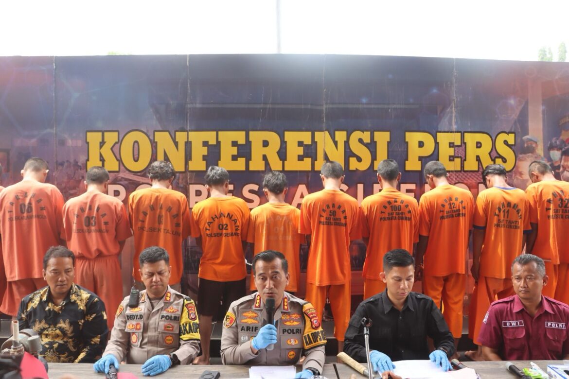 Polresta Cirebon Berhasil Ungkap 12 Kasus Tindak Pidana