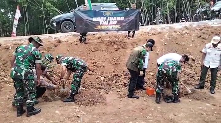 Video Conference Kick off Pembersihan Pantai Jajaran TNI AD dan Karya Bhakti Serentak Dalam Rangka Memperingati Hari Juang TNI AD ke-78 Tahun 2023