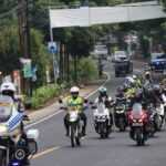 Kapolresta Cirebon dan Kajari Kabupaten Cirebon Gelar Patroli Sinergitas Gunakan Sepeda Motor