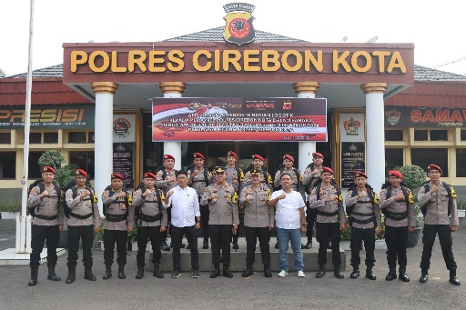 Polres Cirebon Kota Gelar Apel Pendistribusian Logistik Kepada Personel