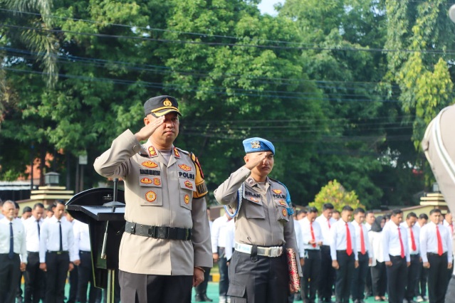 Pimpin Upacara Hari Kesadaran Nasional, Wakapolresta Cirebon Beri Pesan Ini