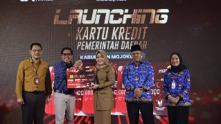 Tingkatkan Efektifitas Dan Akuntabilitas Belanja Daerah, Bupati Mojokerto Launching Kartu Kredit Pemerintah Daerah