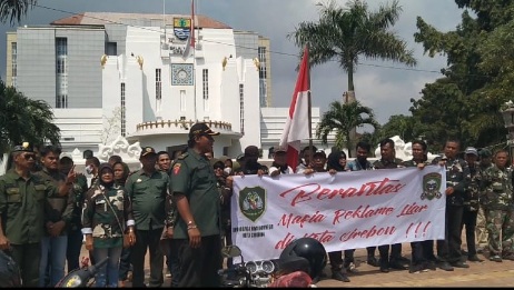 Ormas WJI Adakan Konvoy Bermotor dan Dorong Penegakan Perda di Kota Cirebon