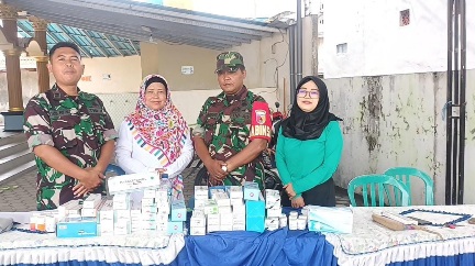 Paska Banjir, Koramil 0815/03 Bareng UPT PKM Sooko Dirikan Posko Kesehatan