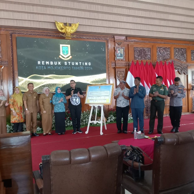 Kota Mojokerto Untuk Menuju Generasi Emas Tahun 2045, Pj. Wali Kota Mojokerto Adakan Acara Rembuk Stanting