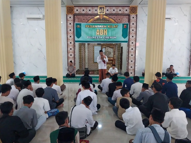 Dibekali Pengetahuan dan Keterampilan ABH Antusias Ikuti Kegiatan Hari Ketiga Pesantren Kilat Polresta Cirebon