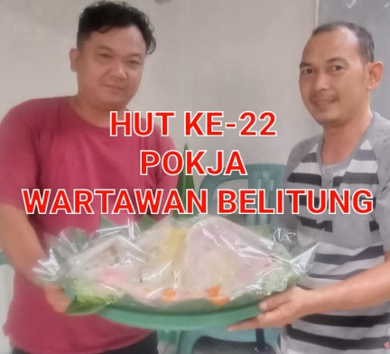 Peringati HUT Ke-22, Pokja Wartawan Belitung Bagikan 200 Paket Takjil dan Gelar Buka Puasa Bersama