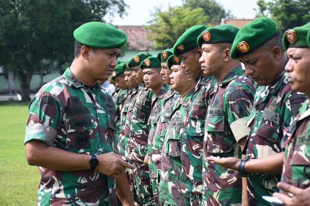 Dandim 0815/Mojokerto Pimpin Apel Pemberangkatan Cuti Lebaran 2024