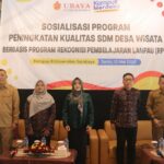 Hadiri Sosialisasi Peningkatan SDM Desa Wisata, Bupati Ikfina Himbau Tingkatkan Edukasi Melalui RPL