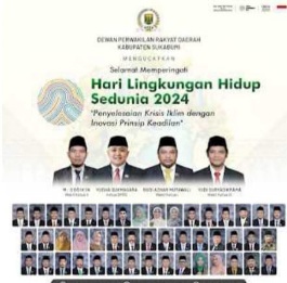 DPRD Kabupaten Sukabumi Ucapkan Selamat Hari Lingkungan Hidup se-Dunia