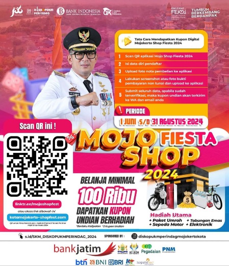 Semarak HUT Kota Mojokerto, Mojo Shop Fiesta 2024 Banjir Hadiah dan Diskon