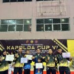 Personel Polresta Cirebon Raih Medali Emas Kejuaraan Karate Kapolda Cup