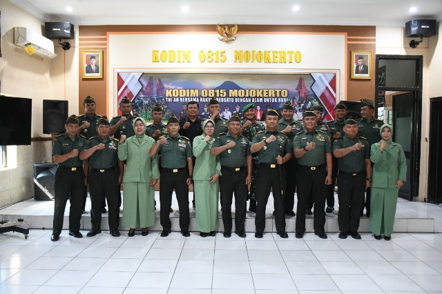 Korps Raport Pindah Satuan & Rotasi Jabatan, Dandim 0815/Mojokerto Sampaikan Ini