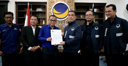 DPP NasDem Resmi berikan Rekomendasi Dan Dukungan Penuh Kepada H Djoni Alamsyah Hidayat dan Syamsir,S.I kom