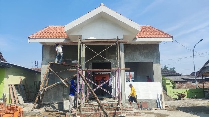 Hari Ke-15 TMMD 121 Mojokerto, Begini Progres Sasaran Fisik Rehab Ruang Perpustakaan