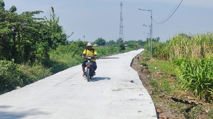 Warga Bahagia, Saat Satgas TMMD Tuntaskan Rabat Beton Jalan Lingkungan