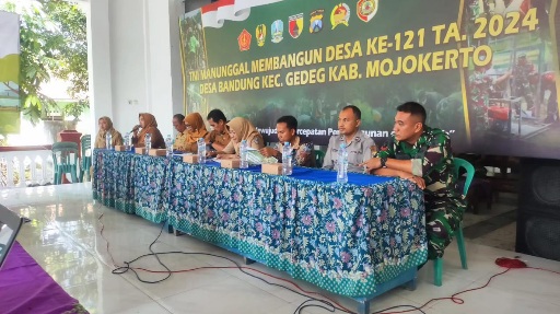 Sasaran Non Fisik TMMD 121 Mojokerto, DPMD Provinsi Jatim Berikan Edukasi Belanova