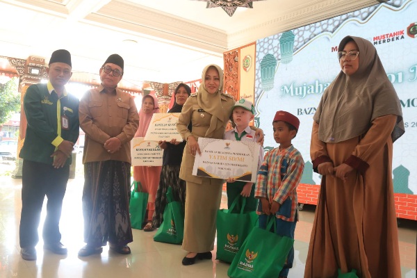 Pemkab Mojokerto Bersama Baznas Luncurkan 8 Program Bantuan Untuk Mustahik.