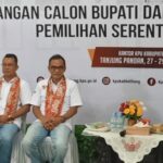 Paslon Djoni Alamsyah-Syamsir Resmi Daftarkan Diri Ke KPU Belitung