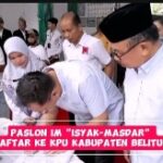 Sebelum Daftar ke KPU, Paslon IM Gelar Deklarasi di Tugu Monumen Perjuangan Rakyat Belitung