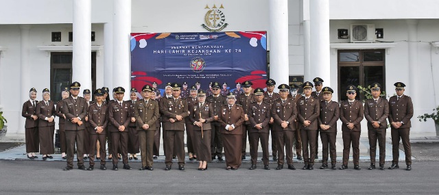 Kejaksaan Negeri Beltim Gelar Upacara Hari Lahir Kejaksaan