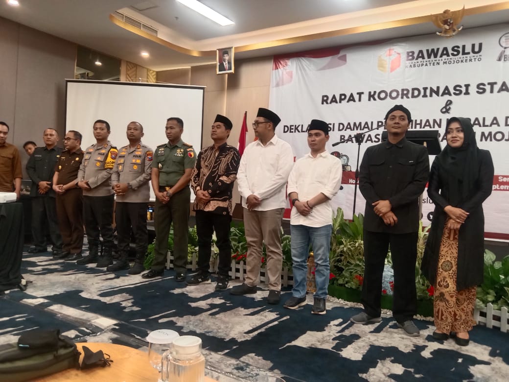 Deklarasi Damai Pilkada Serentak Tahun 2024 Dihadiri Oleh Kedua Paslon