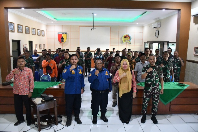 Penanggulangan Bahaya Kebakaran, Kodim 0815/Mojokerto Kolaborasi BPBD Gelar Tanggap Bencana