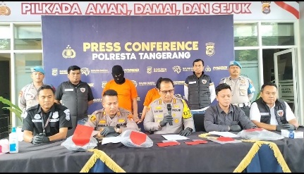 Polresta Tangerang Gerak Cepat Meringkus 2 Pelaku Pembunuhan Di Telaga Bestari