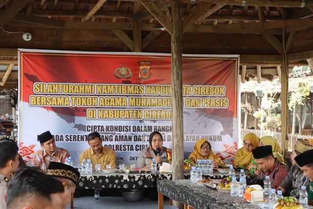 Polresta Cirebon Gelar Silaturahmi Kamtibmas Bersama Tokoh Agama Kabupaten Cirebon