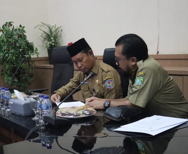 Pj Bupati Beltim Asmawa Hadiri Evaluasi SPBE 2024