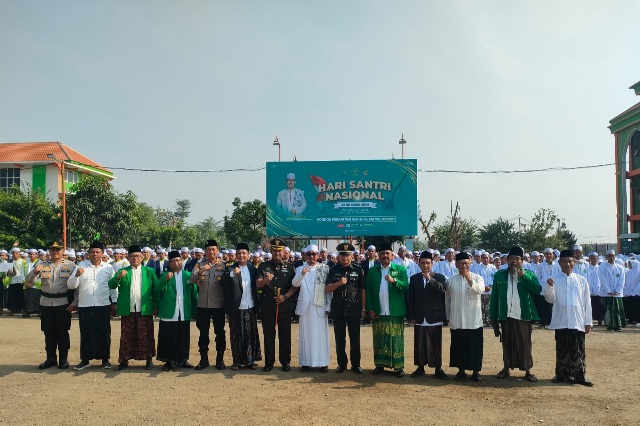 Hari Santri Nasional, Dandim 0815/Mojokerto Pimpin Upacara Di Ponpes Nuris