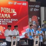 KPU Kabupaten Belitung Gelar Debat Publik Pertama Calon Bupati Dan Wakil Bupati Belitung 2024