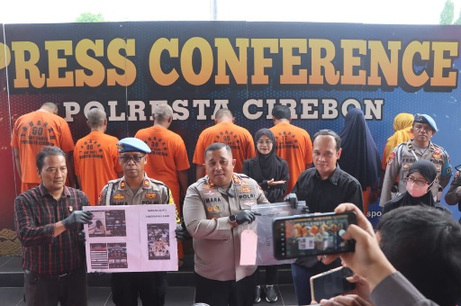 Polresta Cirebon Ungkap 4 Kasus TPPO dan Judi Online, 7 Tersangka Diamankan