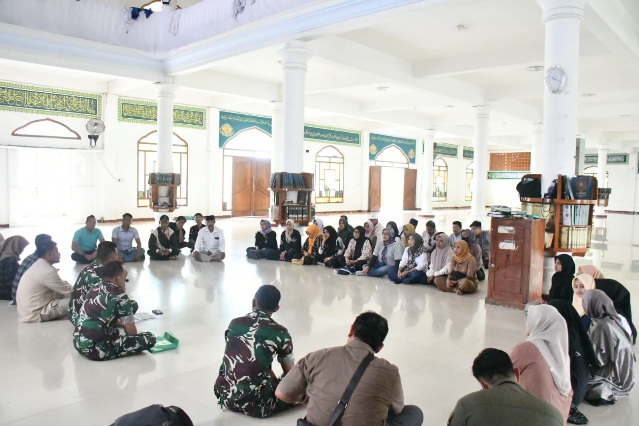 Kunjungi Ponpes Amanatul Ummah, Kodim 0815/Mojokerto Bareng SPPG : Langkah Awal Sukseskan Program Makan Bergizi