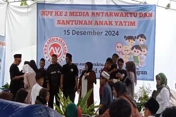 Media Antarwaktu Gelar Perayaan HUT Ke 2 dan Santuni Anak Yatim