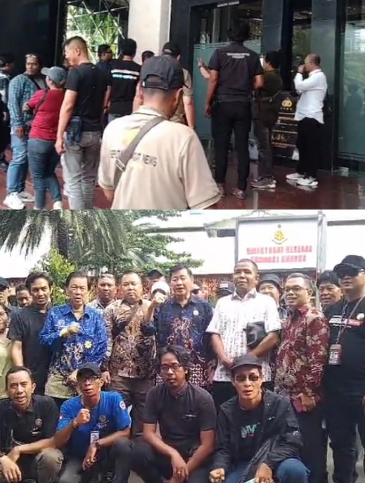 Puluhan Jurnalis Kawal Ketum PJI, Datangi Polda Metro Jaya Minta Dihentian Terkait SP2HP LIDIK